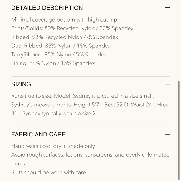 Acacia Oslo Bottom in Gaucho - Small - Picture 8 of 8